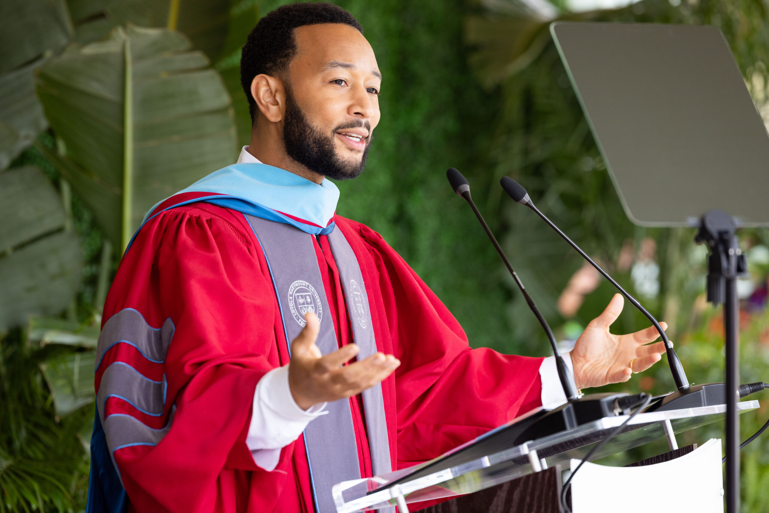 John Legend’s LMU commencement speech inspires young graduates